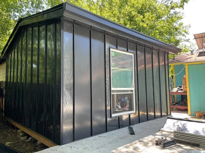 Black standing seam metal wall panels for Metal Roof Installation in Citrus Hills